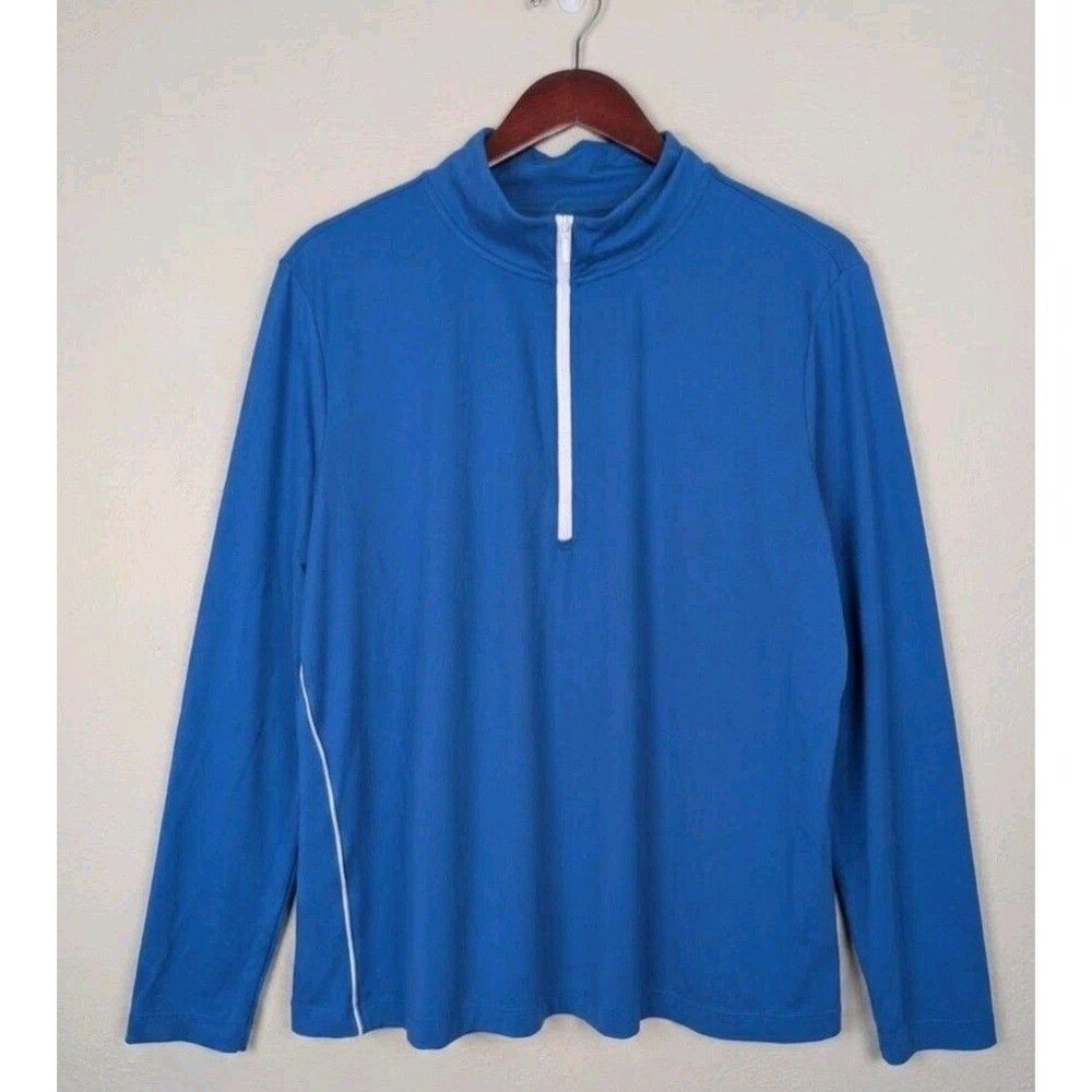 J Jill Fit Supreme Stretch 1/4 Zip Top